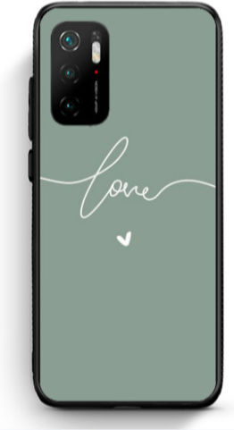 Лъскав черен калъф Xiaomi Poco M3 Pro Love 5