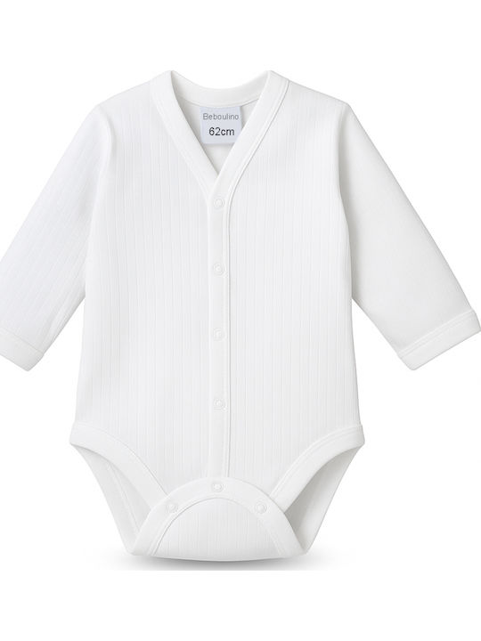 Beboulino Baby Bodysuit Long-Sleeved White