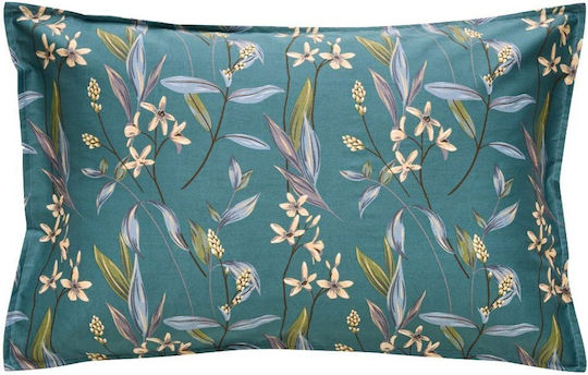 Kentia Gianna Kissenbezug-Set Oxford Green 50x70cm.