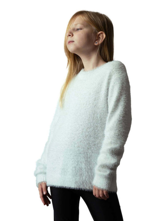 Evita Kids' Sweater Long Sleeve White