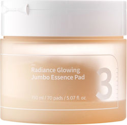 Numbuzin No.3 Radiance Glowing Jumbo Essence Pad 150 Ml 70 Pcs Illuminating Toning Pads