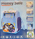 Copil Cutiuta de bani Plastic Albastru 18x12x12cm