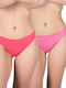 Damen Brasilien 2Pack Nahtlos coral-pink