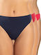 Talie înaltă Femei Șir de caractere 3Pack fără cusături dark blue-bordeaux-coral