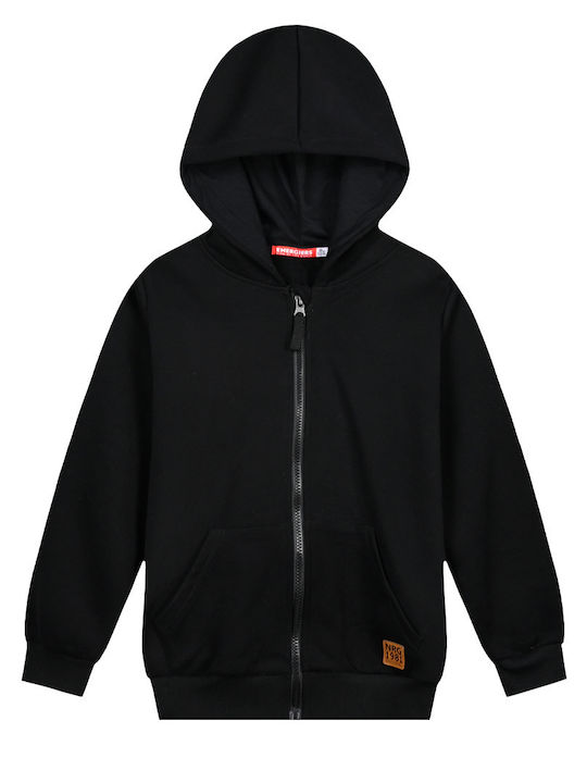 Energiers Kinder-Sweatshirt Strickjacke mit Kap...