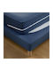 La Redoute Interieurs Husă pentru Baza Patului Albastru 80x190cm 1buc 350043992_1629_12