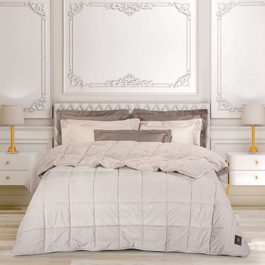Greenwich Polo Club Duvet Cover Queen 220x240cm 3481 Taupe 700 GSMGsm 11.5 togs Togs
