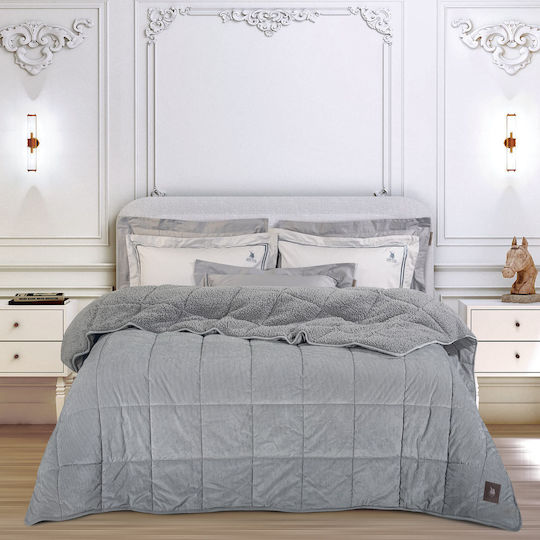 Greenwich Polo Club Κουβερτοπάπλωμα Υπέρδιπλο 220x240εκ. 3480 Grey 850 GSM 11.5 togs
