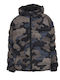 Kids’ Casual Short Hooded Jacket Multicolour
