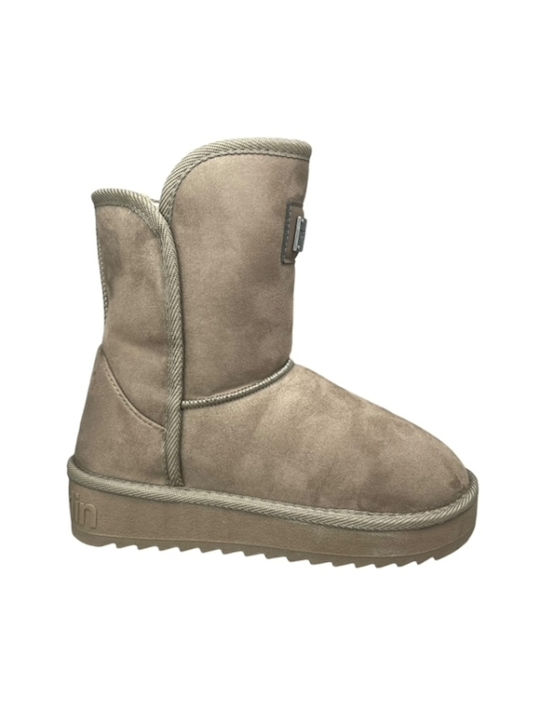 D.Franklin Nordic Women's Ankle Boots Brown