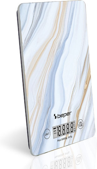 Beper Digital Cântar de Bucătărie 1gr/5kg Bej