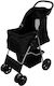 Waterproof Dog Carrying Black Stroller for 15kg Pets W45cm