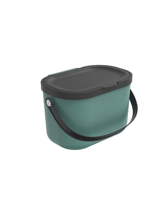 Rotho Babydesign Albula Coș de Gunoi Plastic Verde 3.2lt 1buc