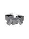 Atmosphera Storage Basket Fabric Gray 20x16x10cm 1pcs