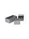 Atmosphera Storage Basket Fabric Gray 1pcs