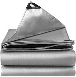 Aria Trade Waterproof Tarpaulin 120gr/m² 5x4m. Light Type Gray