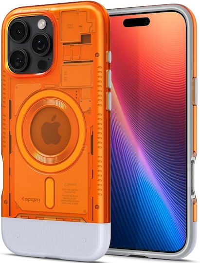 Spigen Classic C1 Back Cover Plastic / Silicone Tangerine (iPhone 16 Pro Max)