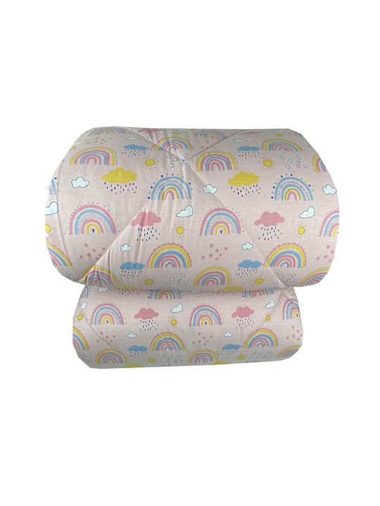Astron Italy Kinderbettdecke Einzeln Rainbow Cl...