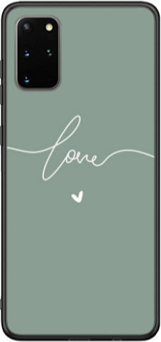 Samsung S20 Fe Love 5 Черен Гланцов Калъф