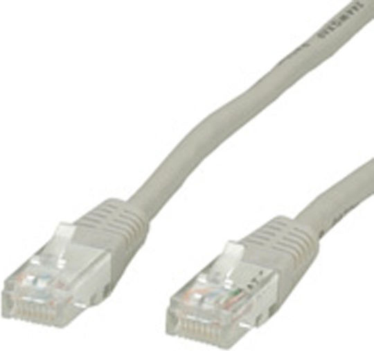 Roline U/UTP Cat.6 (Gigabit) Network Cable Ethernet 0.5m Gray