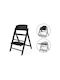 Cybex Click & Fold Foldable Baby Highchair 3 in 1 with Adjustable Height Stunning Black