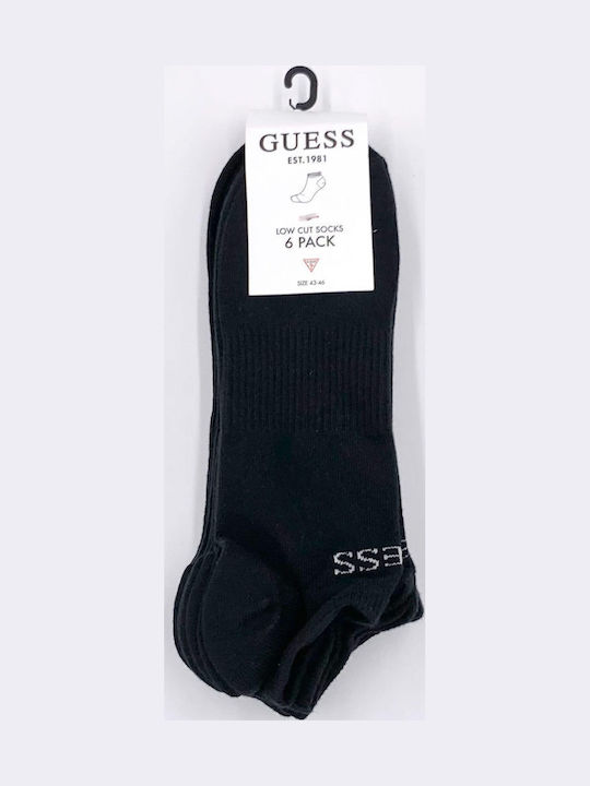 Guess Ανδρικές Κάλτσες Jet Black 6Pack