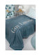 Guy Laroche Blanket Fleece Ultra Soft Two 2 Twenty Blue 160x220cm