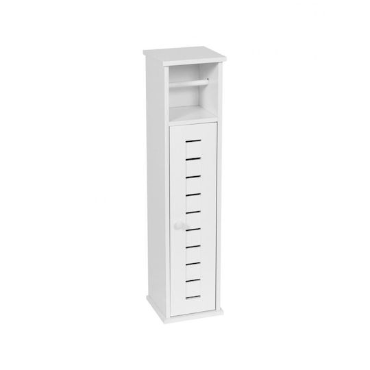Atmosphera 9912762 Στήλη Μπάνιου Δαπέδου 18x18x76cm Λευκή