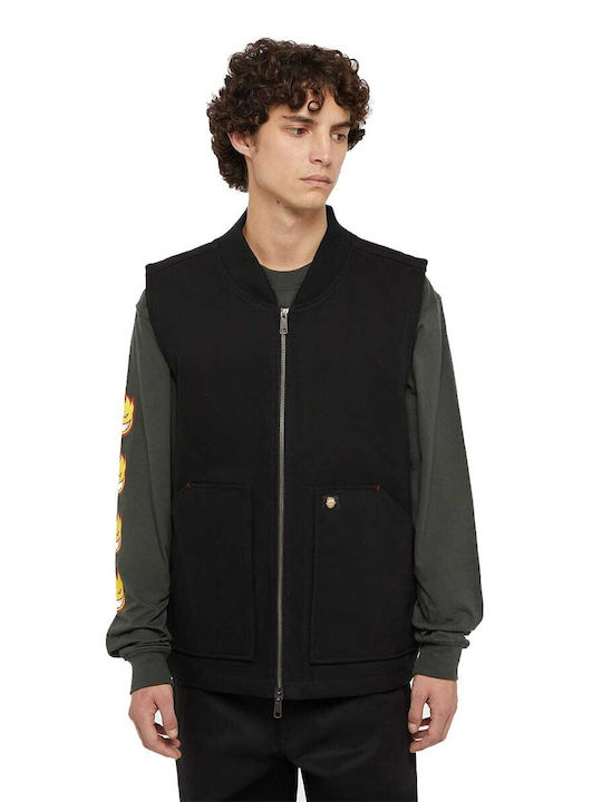 Dickies Sleeveless Jacket Black