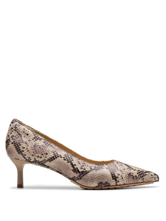 Clarks Leder Pumps Animal Print