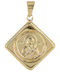 Tasoulis Jewellery Collection Μενταγιόν Παιδικό Φυλαχτό με την Παναγία από Χρυσό 9K 9K525-1SPA