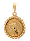 Tasoulis Jewellery Collection Pendant Kids Talisman with Jesus Christ made of Gold 9K 9K527-2SPA