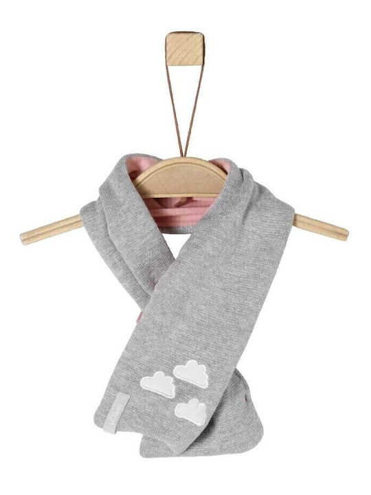 Kids Knitted Scarf Gray