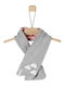 Kids Knitted Scarf Gray