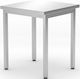 Masă de lucru centrală din oțel, linie economică 600 x 600 x 850 mm Hendi 817056