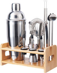 Barkeeper Cocktail-Set 15-teilig Silber Shaker Klausberg Kb-7653 Barkeeper Cocktail-Set 15-teilig Silber Shaker Klausberg Kb-7653