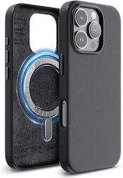 Elago Back Cover Piele Negru (iPhone 16 Pro)