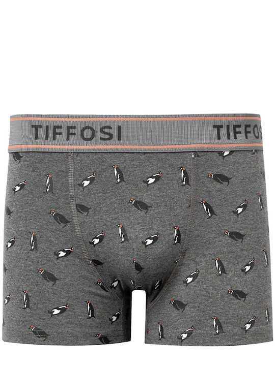 Men's Boxer Grey with Patterns