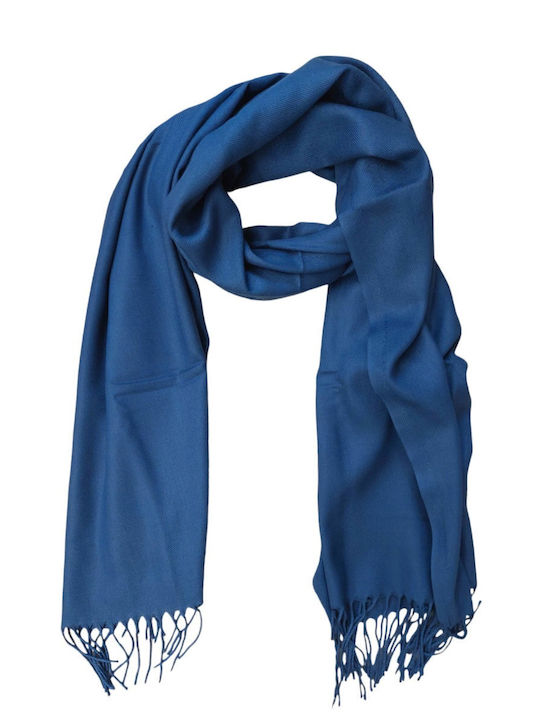 Women's Silk Scarf Navy Blue