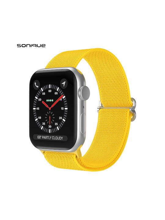Sonique Каишка Текстил Жълт (Apple Watch 38/40/41/42mm)