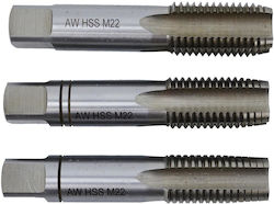 Awtools M2 Hss Tapping Tool M22x2.50 Set 3 Pieces