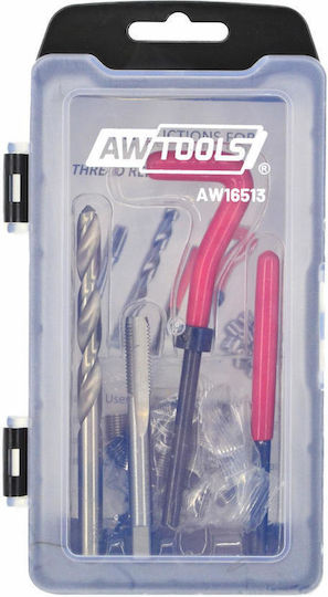 Комплект за ремонт на резби Awtools M12x1.75, 20 части