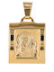 Tasoulis Jewellery Collection Charm Φυλαχτό Παναγία από Χρυσό 14Κ