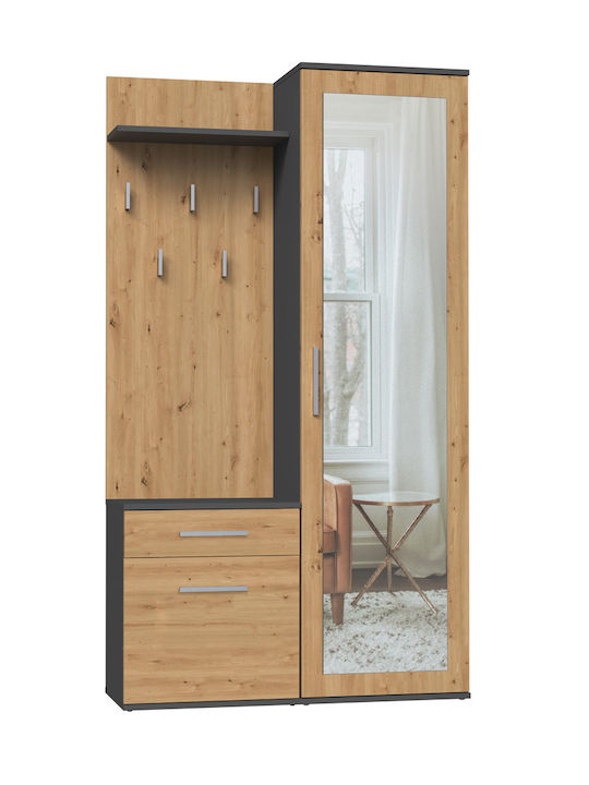 Duo Wardrobe Duo Anthracite Artisan