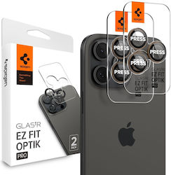 Spigen Optik Pro EZ Fit Camera Protector Tempered Glass Gold for iPhone 16 Pro / Pro Max / 17 Pro / Pro Max
