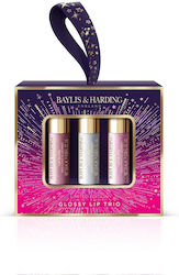 Baylis & Harding Glossy Lip Trio Σετ Μακιγιάζ για τα Χείλη 3τμχ