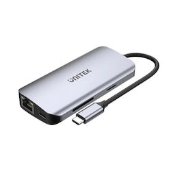 Unitek USB-C Docking Station with HDMI 4K PD Ethernet