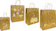 Natural Christmas Bag for Gift Multicolored 25x12x33cm. 12pcs