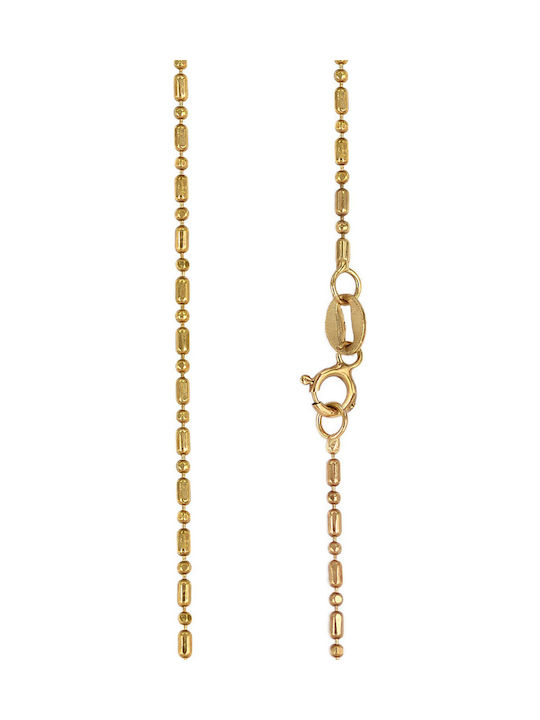 Tasoulis Jewellery Collection Χρυσή Αλυσίδα Χειρός 14Κ