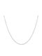 Tasoulis Jewellery Collection Λευκόχρυση Αλυσίδα Λαιμού 9Κ